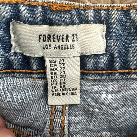 Forever 21 - distressed Button Fly - high rise Short Shorts! - Sz 27 -good cond - Picture 9 of 10